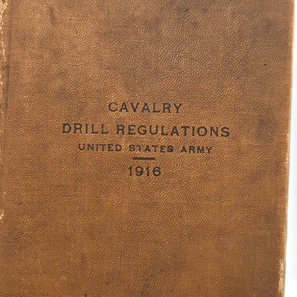 Cavalry Drill Regulations 1916 US Army Military Manual 28th Div CH Vintage - Picture 2 of 6